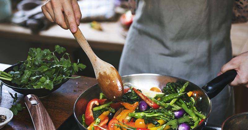 vegetarisch koken met een kookboek